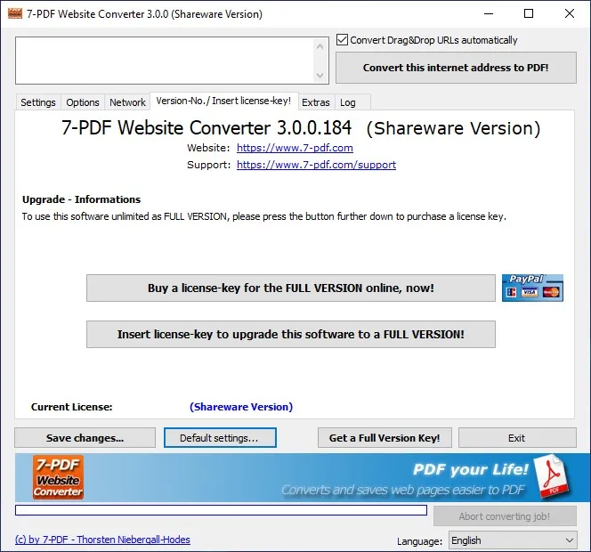 7-PDF Website Converter 2
