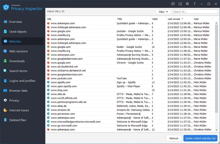 Ashampoo Privacy Inspector 3