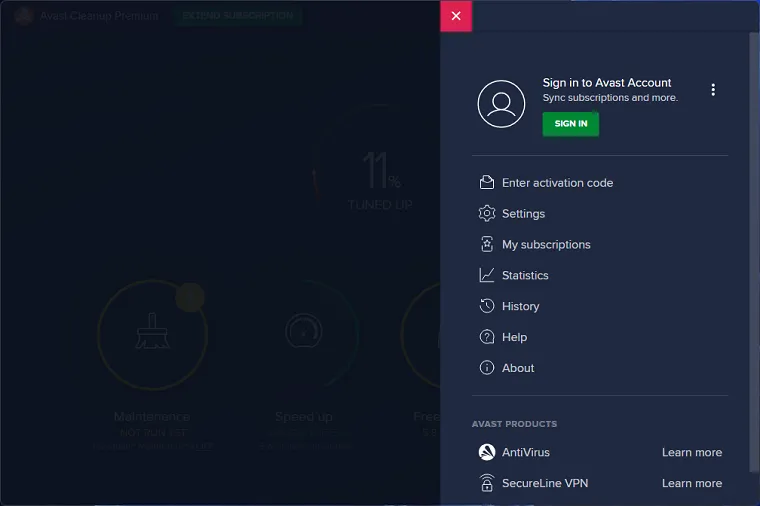 Avast Cleanup Premium 3