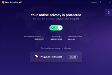 Avast SecureLine VPN 1
