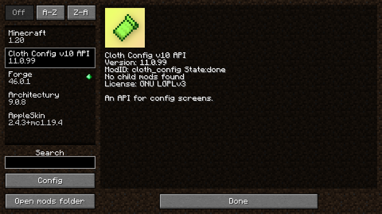 Cloth Config API – Minecraft Mod 1