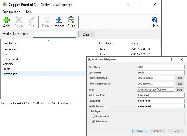 Copper Point of Sales Software 2