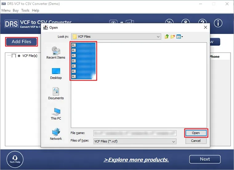 DRS VCF to CSV Converter 2