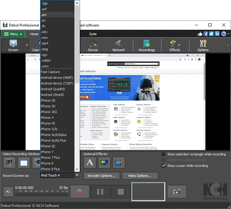 Debut Video Capture and Screen Recorder 2