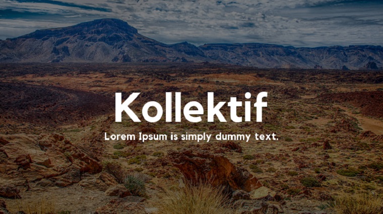 Download kollektif Font for free