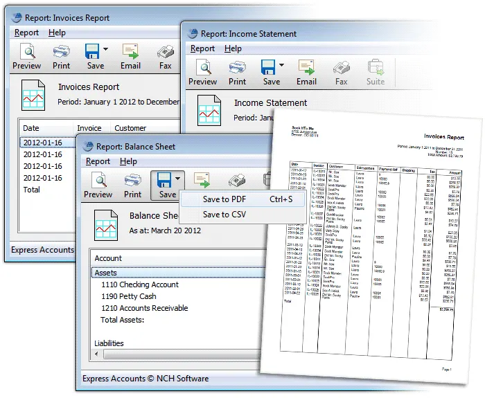 Express Accounts Accounting Software 2