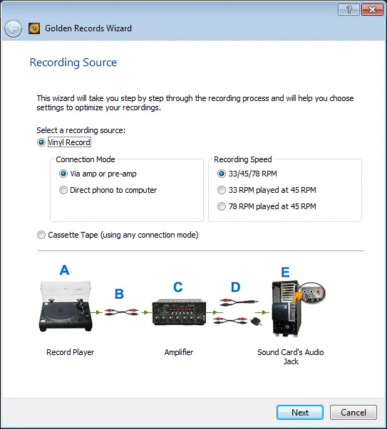 Golden Records Vinyl to CD Converter 2