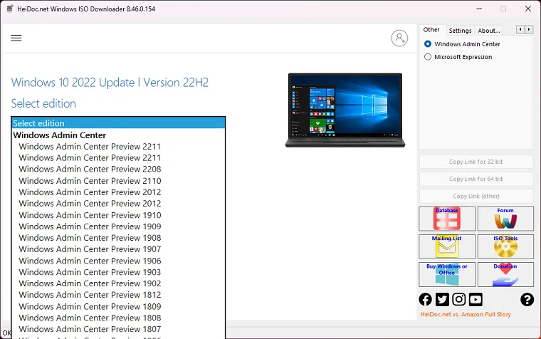 HeiDoc.net Windows ISO Downloader 2