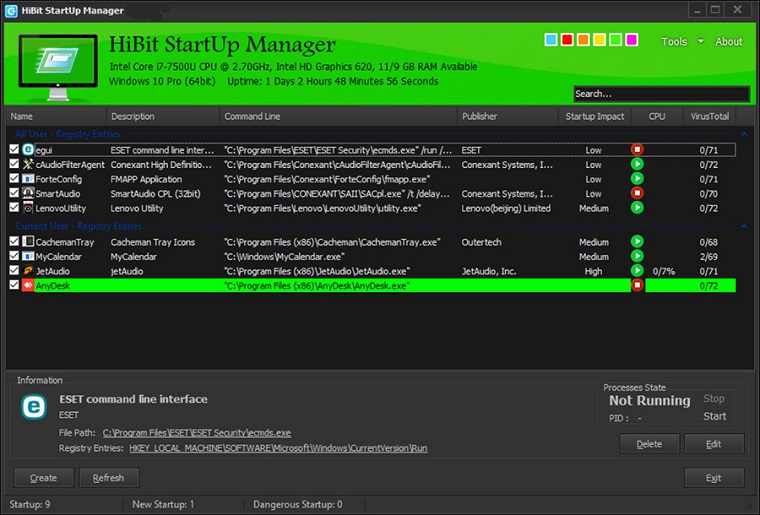 HiBit Startup Manager 1