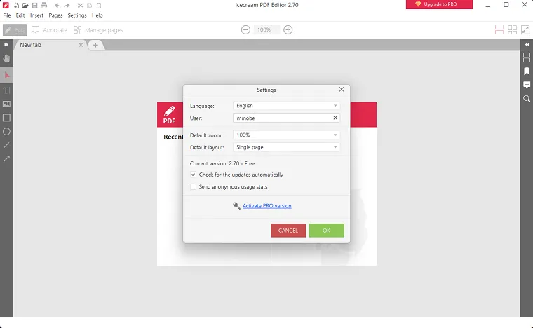 Icecream PDF Editor 3