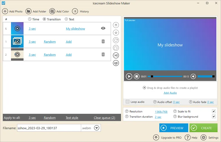 Icecream Slideshow Maker 2
