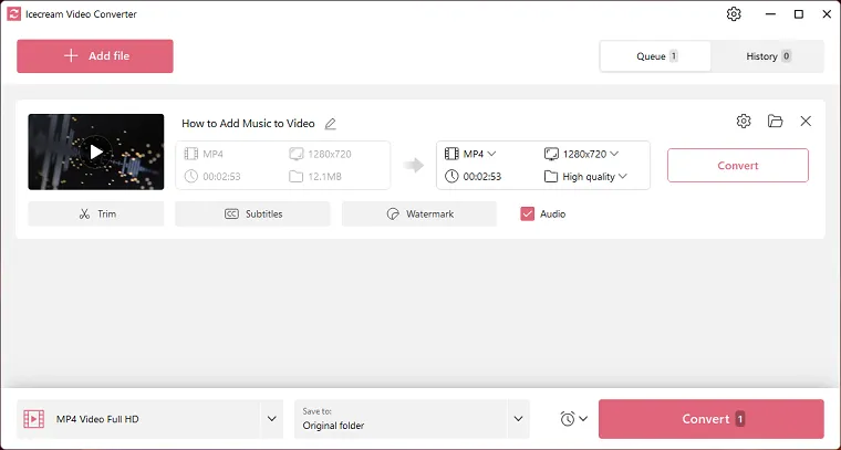 Icecream Video Converter 2