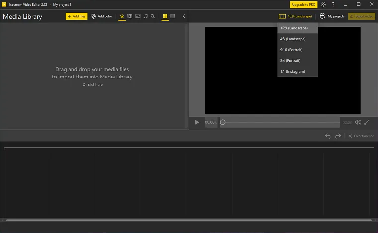 Icecream Video Editor 1
