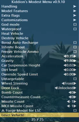 Kiddions Mod Menu GTA 5 4