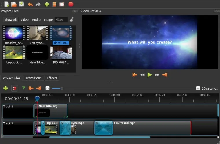 OpenShot Video Editor 1