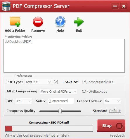 PDF Compressor Server 2