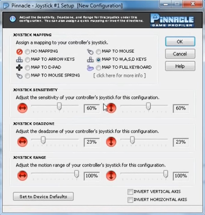 Pinnacle Game Profiler 4