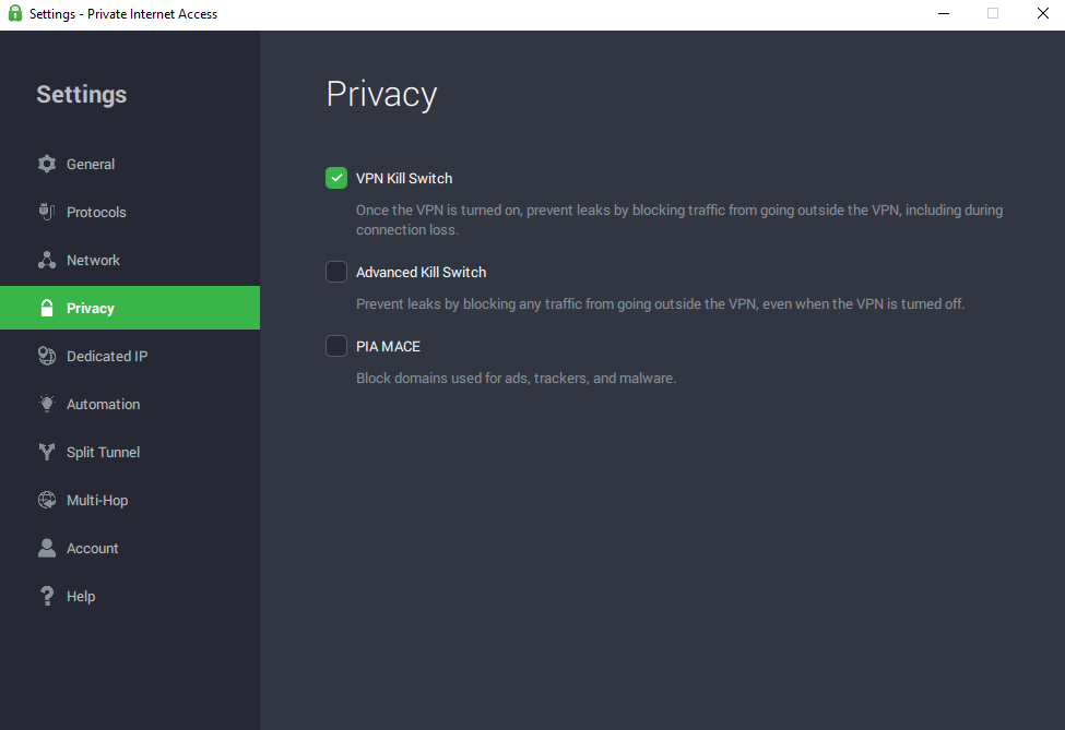 Private Internet Access VPN 3