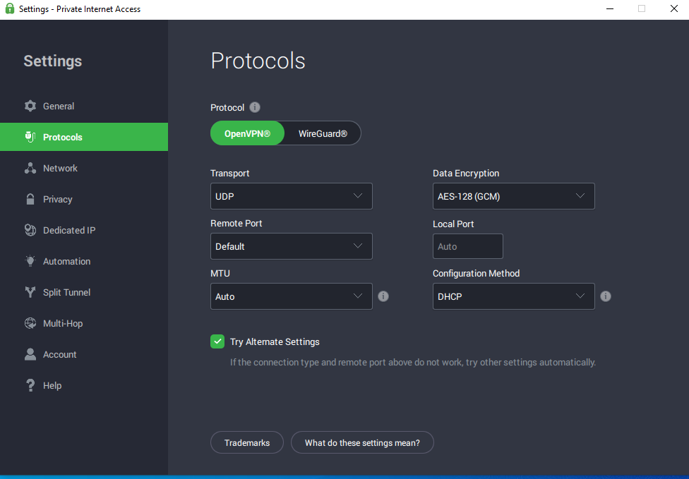 Private Internet Access VPN 1