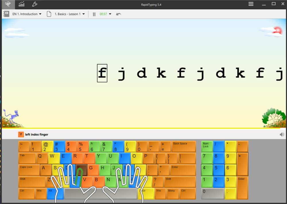Rapid Typing Tutor 1