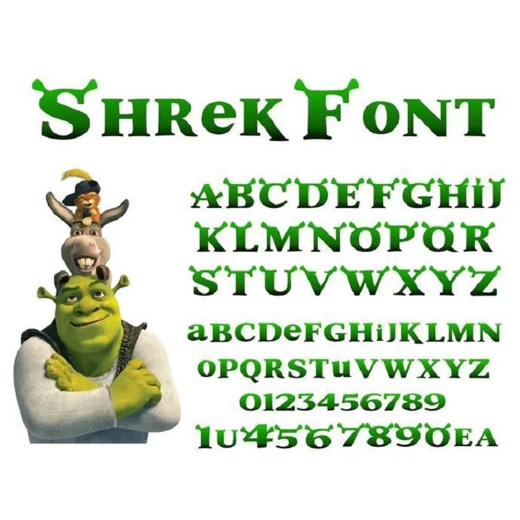 Shrek Font download