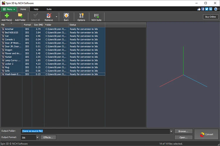 Spin 3D File Converter 2
