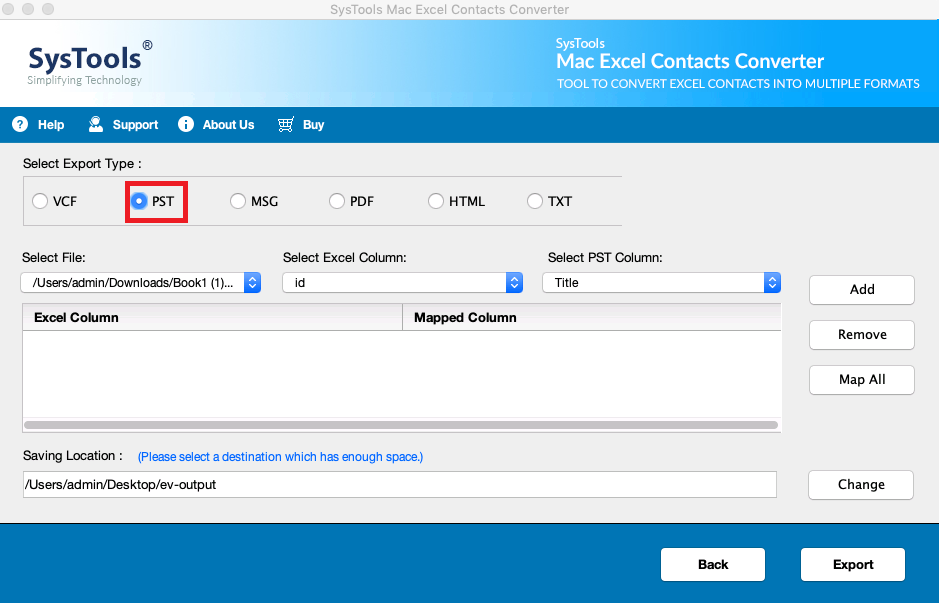 SysTools Mac Excel Converter 2