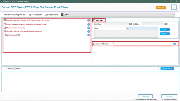 Sysinfo OST to PST Converter 4