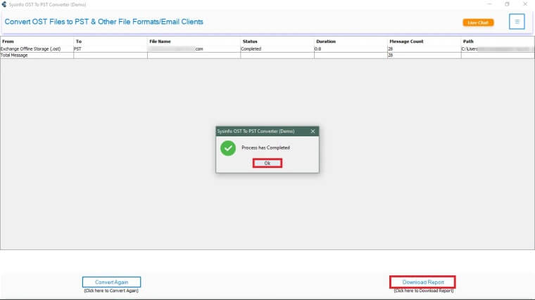 Sysinfo OST to PST Converter 1