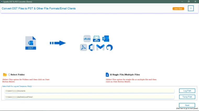 Sysinfo OST to PST Converter 2