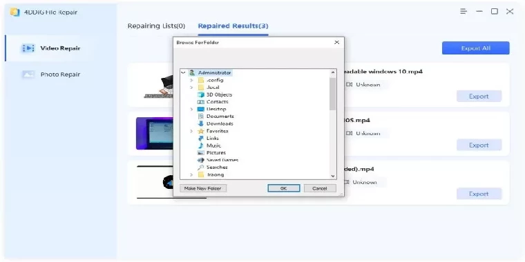 Tenorshare 4DDiG Video Repair 3
