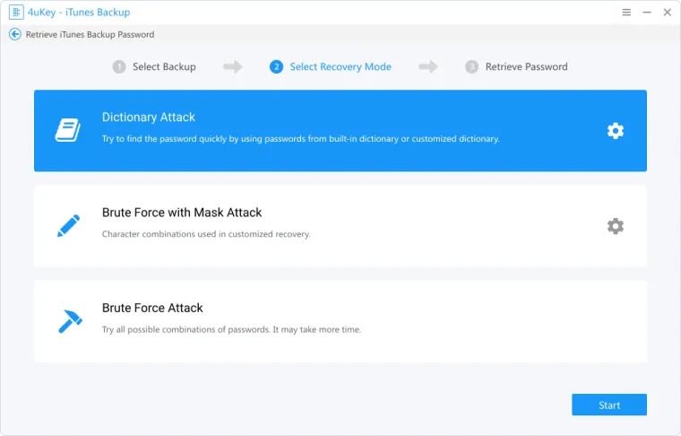 Tenorshare 4uKey iTunes Backup 2