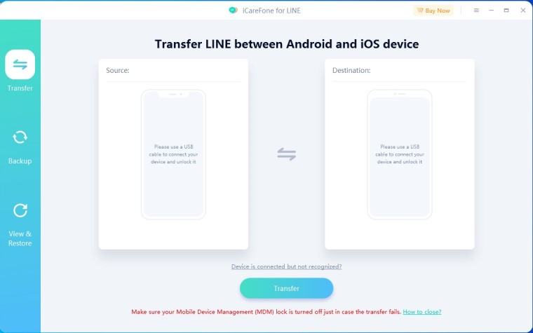 Tenorshare iCareFone for LINE Transfer 1