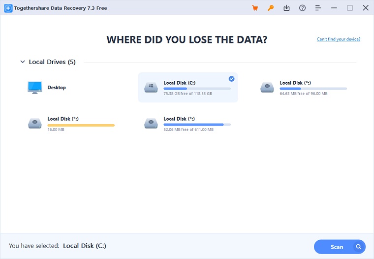 TogetherShare Data Recovery 1