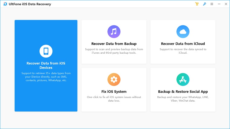 UltFone iOS Data Recovery 1