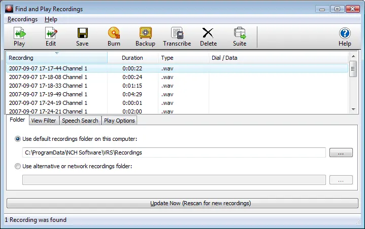 VRS Recording System 3