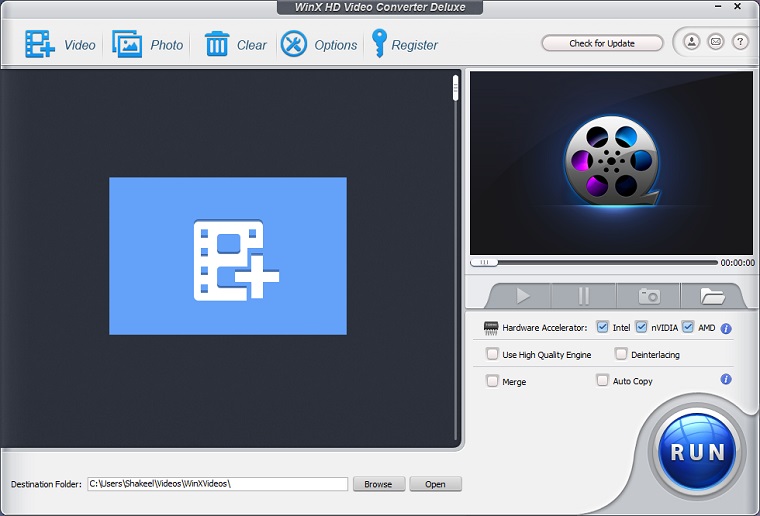 WinX HD Video Converter Deluxe 1