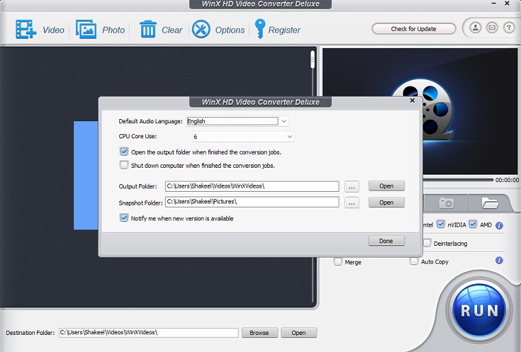 WinX HD Video Converter Deluxe 2