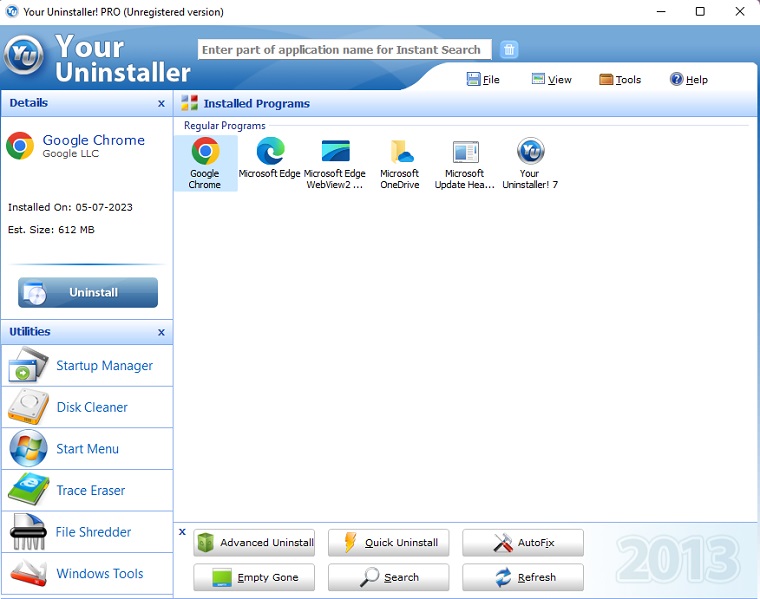Your Uninstaller 1