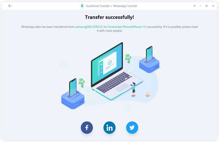 Tenorshare Icarefone for WhatsApp Transfer 3