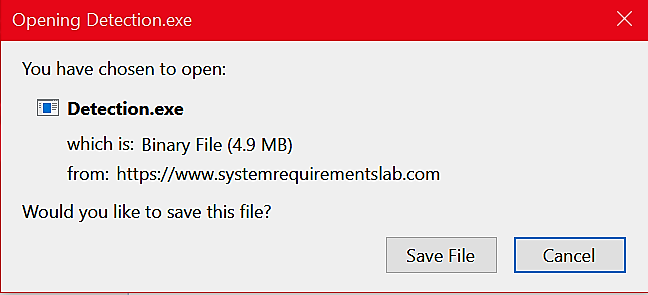 can i run it - system detection