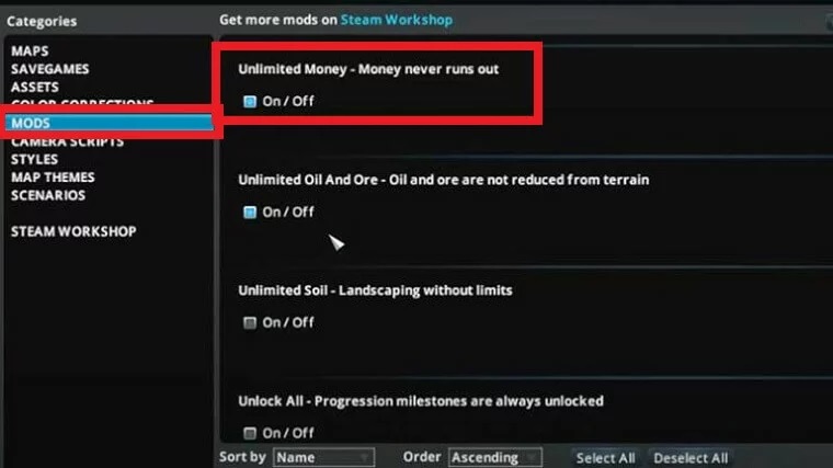 Cities Skylines Unlimited Money Cheat