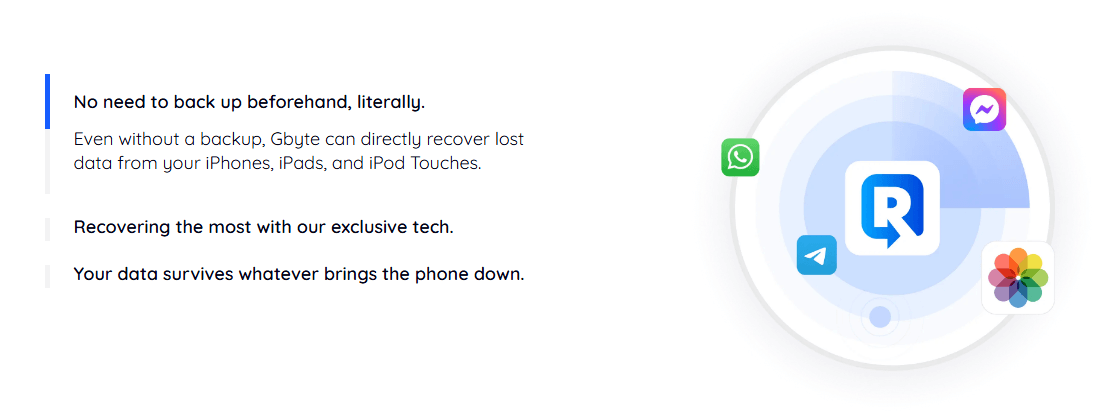 Gbyte Need No Prior Backup For Direct Device Scan
