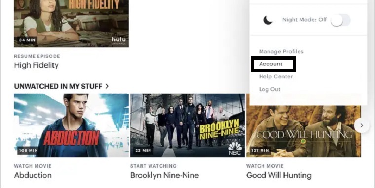 How to Check Your Watch History in Hulu on a PC