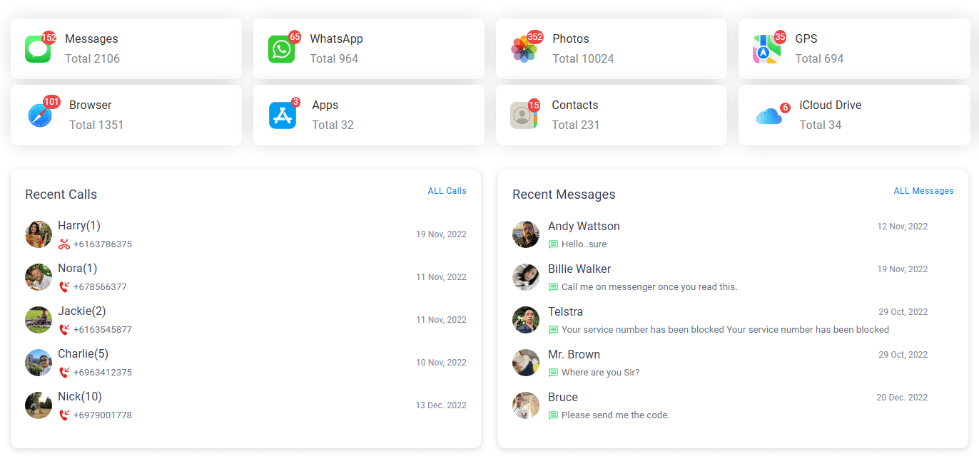 Msafely main interface