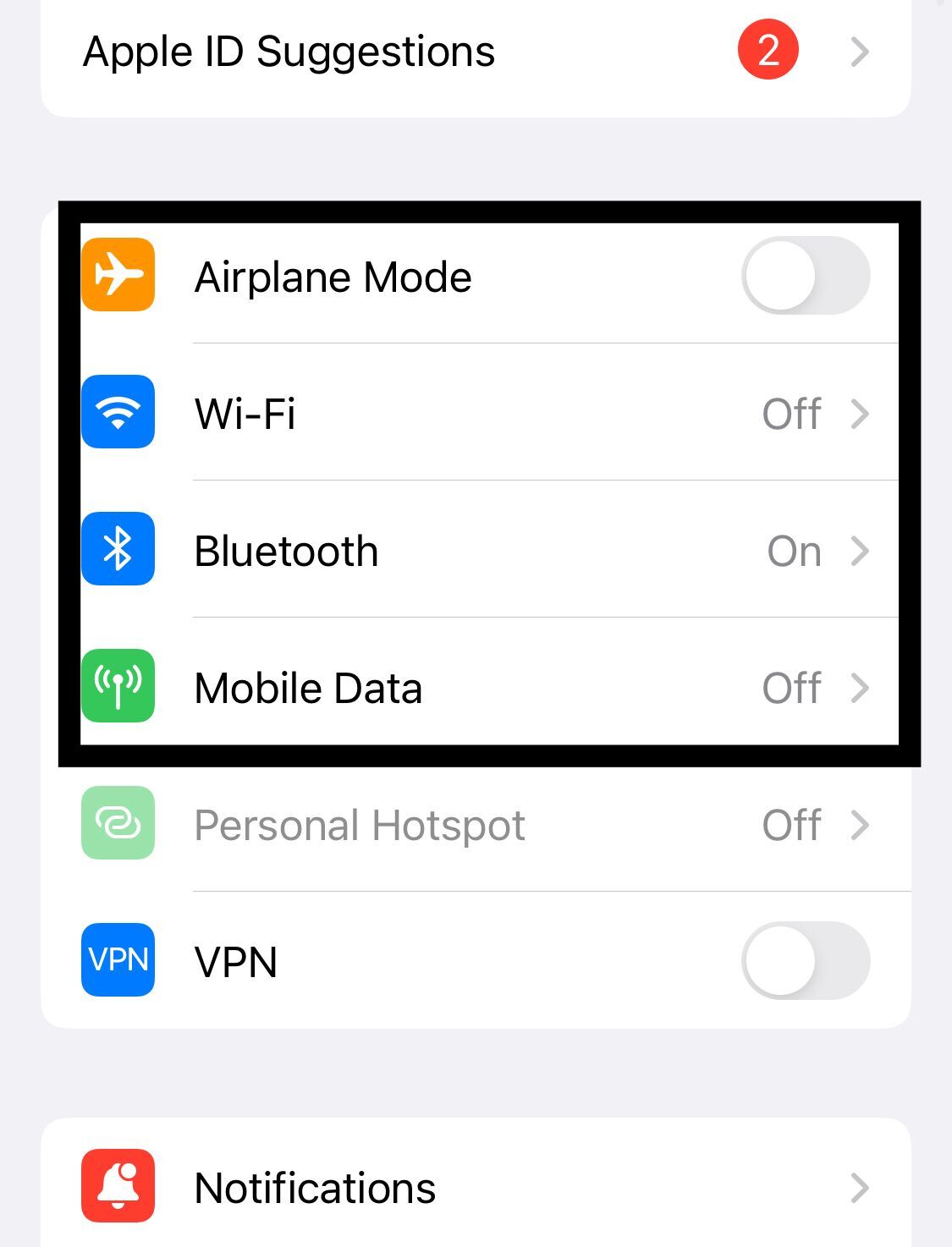 restart network settings